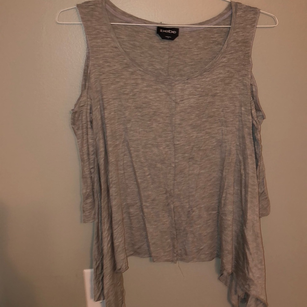 Bebe grey top